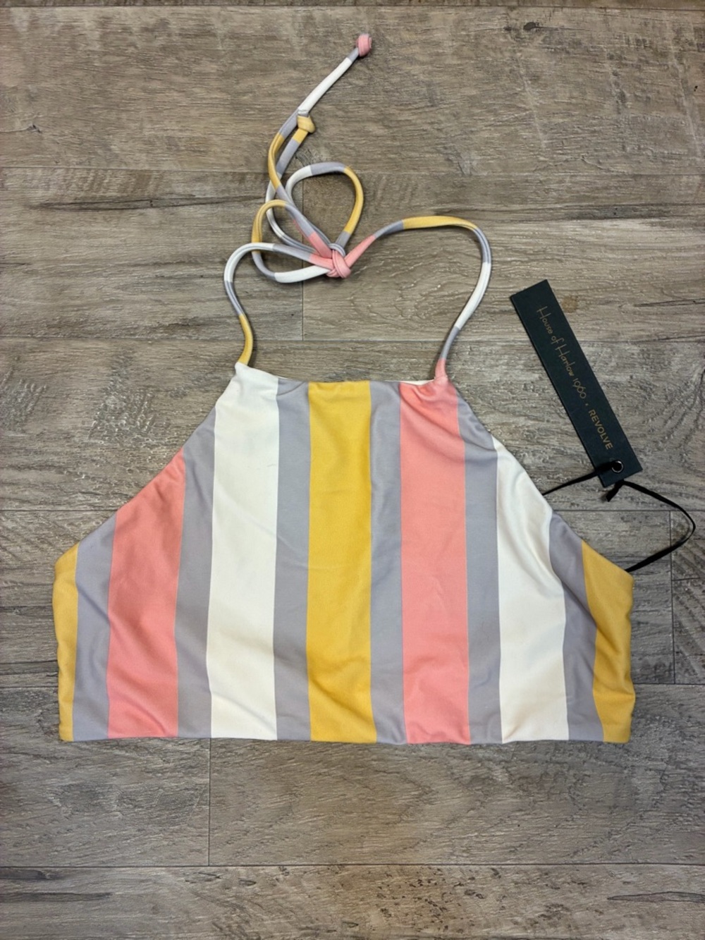 House of Harlow 1960 x Revolve Saros Stripe Swim Top - Picture 2 of 10